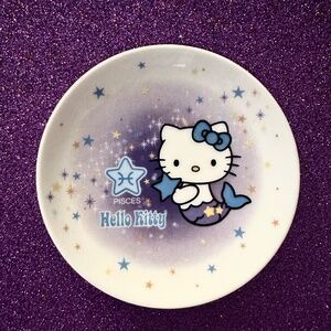 Vintage 2000 Y2K Hello Kitty Pisces Zodiac Plate – Collectors Item 💜